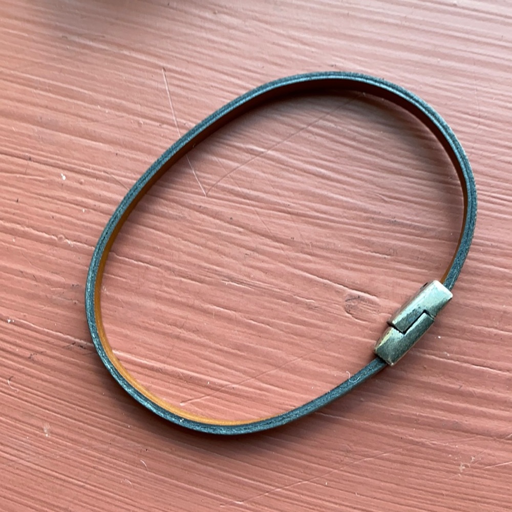 Rustic Handmade Leather bracelet